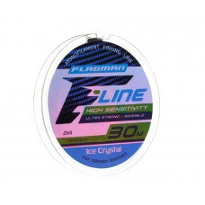 Леска FLAGMAN F-LINE Ice Crystal 30м 0.16мм, шт